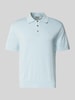 CK Calvin Klein Regular Fit Poloshirt mit Logo-Stitching Modell 'SUPIMA' Sky