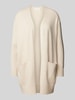 Christian Berg Woman Cardigan mit Taschen Beige Melange