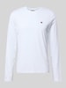 Napapijri Longsleeve mit Logo-Stitching Modell 'Salis' Weiss
