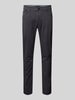 Christian Berg Men Regular Fit Chino im 5-Pocket-Design Dunkelgrau