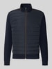 bugatti Sweatjacke mit Stehkragen und Reißverschluss Marine