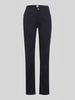 Brax Body Fit Gerade Hose aus Lyocell-Mix mit Modal-Baumwoll-Anteil Modell 'CAROLA' Black
