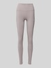 Under Armour Legging met logoprint, model 'EMEA' Taupe