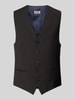 Pierre Cardin Gilet met knoopsluiting, model 'Hugo' Zwart