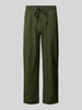 Redefined Rebel Loose Fit Stoffhose mit Strukturmuster Modell 'ANDY' Oliv