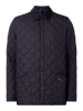 Barbour Gewatteerd jack met platte kraag Marineblauw
