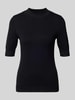 comma Gebreide pullover met 1/2-mouwen Zwart