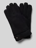 Roeckl Handschuhe aus echtem Lammfell Modell 'Bergen' BLACK