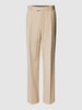 HUGO Stoffen broek met persplooien, model 'Theodor' Beige