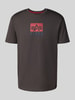 Alpha Industries T-Shirt mit Label-Print und Rundhalsausschnitt Anthrazit