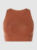 Saisei Soft-BH mit Stretch-Anteil  Mittelbraun