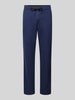 Mmx Stoffen broek met tunnelkoord, model 'Jupiter' Marineblauw