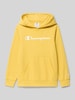 CHAMPION Hoodie mit Kapuze GELB