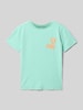 s.Oliver RED LABEL Regular Fit T-Shirt aus reiner Baumwolle Tuerkis