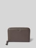 Abro Portemonnee met labeldetail Donkergrijs