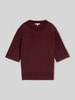 Tom Tailor Regular fit pullover met katoen-aandeel Bordeaux