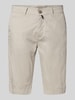 Pierre Cardin Korte regular fit broek met achterzakken, model 'Strasbourg' Beige