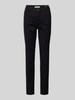 Christian Berg Woman Jeansy barwione o kroju skinny fit Czarny