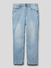 Garcia Jeans met labelpatch, model 'Dalino' Blauw