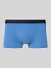 Hanro Boxershort met elastische band met logo Hemelsblauw
