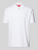 HUGO Regular Fit Poloshirt mit Label-Patch Modell 'Dekok' Weiss