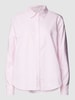 Christian Berg Woman Overhemdblouse van katoen met streepmotief Roze