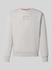 Alpha Industries Bluza o kroju regular fit z mieszanki bawełny z detalem z logo Jasnoszary