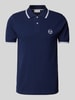 SERGIO TACCHINI Regular fit poloshirt met logostitching, model 'SERGIO' Marineblauw