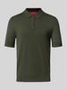 HUGO Regular Fit Poloshirt aus Viskose-Mix Modell 'SAN PETER-CV' Dunkelgruen