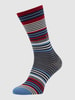 Burlington Socken mit Label-Detail Rot