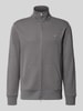 GANT Regular Fit Sweatjacke aus Baumwoll-Mix Stein