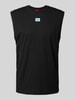 HUGO Tanktop mit Label-Patch Modell 'Dankto241' Black