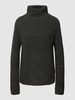 Drykorn Gebreide pullover met opstaande kraag, model 'Arwen' Antraciet