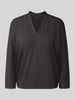 OPUS Loose Fit 3/4-Shirt aus Viskose-Mix Modell 'Sluto' Mittelgrau