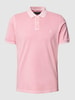 Marc O'Polo Poloshirt met labelstitching Lichtroze