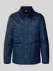 Tommy Hilfiger Regular Fit Steppjacke mit Cord-Kragen Marine