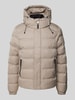 Superdry Steppjacke mit Label-Details Sand Melange