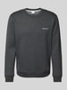 Pepe Jeans Sweatshirt mit Label-Stitching Modell 'DAMIAN' Black