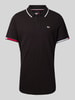 Tommy Jeans Poloshirt mit Label-Stitching Black