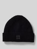 Codello Beanie mit breitem Umschlag Black