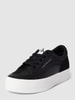 Calvin Klein Jeans Plateau-Sneaker mit Label-Details Schwarz