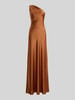 Lauren Ralph Lauren Figurbetontes Abendkleid mit One-Shoulder-Ausschnitt Terra