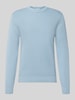 SELECTED HOMME Regular Fit Pullover aus reiner Bio-Baumwolle Modell 'DANE' Hellblau