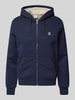 Jack & Jones Premium Sweatjacke mit Kapuze Modell 'BLUMASON' Dunkelblau