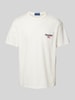 Polo Sport T-Shirt mit Label-Stitching Offwhite