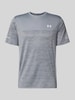 Under Armour Functioneel shirt met logo en ronde hals Middengrijs