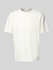 Lindbergh Oversized T-Shirt aus reiner Baumwolle Offwhite