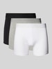 MCNEAL Trunks mit Label-Bund im 3er-Pack Metallic Black