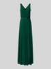 TROYDEN COLLECTION Abendkleid mit Taillenband Smaragd