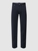 Christian Berg Men Broek met viscose in 5-pocketmodel Marineblauw